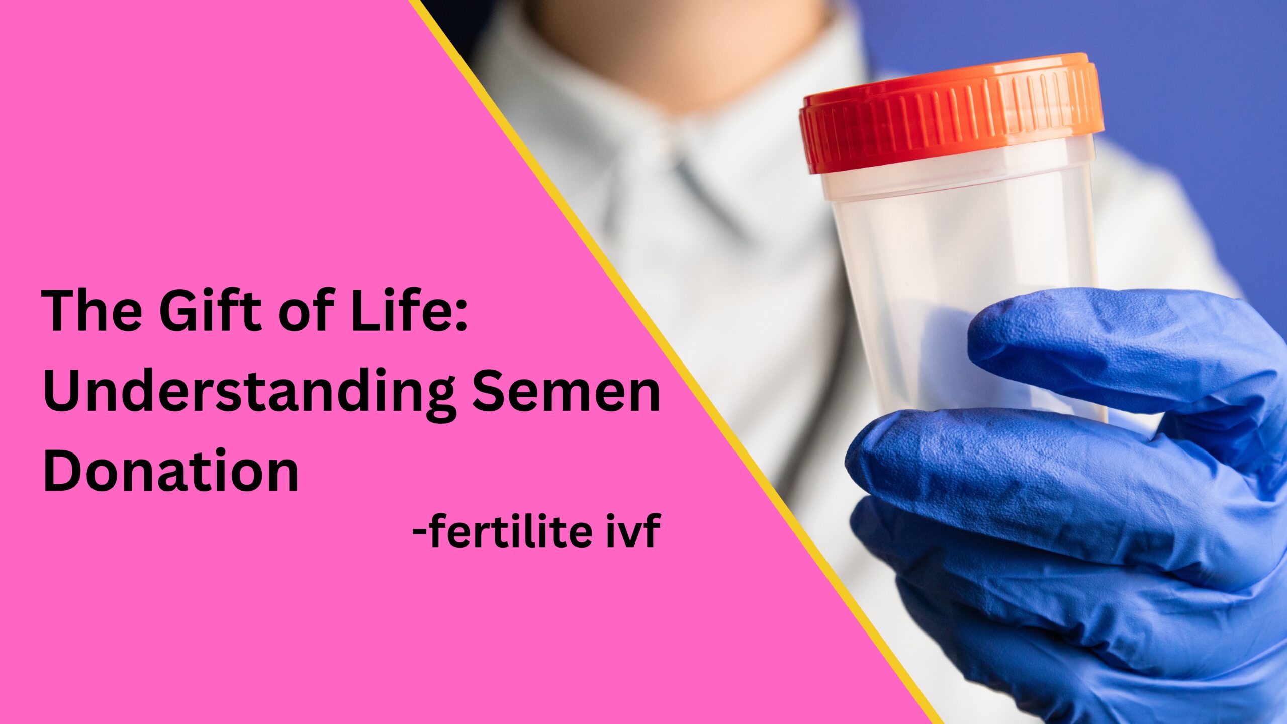 The Gift of Life: Understanding Semen Donation